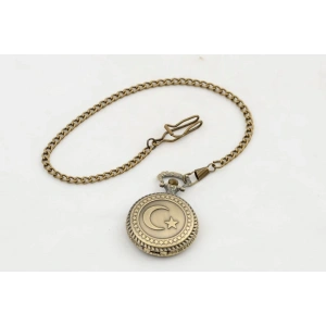 Türk Bayraklı Köstekli Saat Alk2605