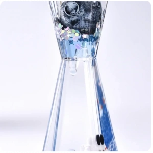 Uzay Temalı Dökülen Yağ Kum Saati