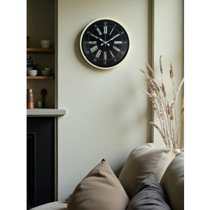 Zentime 36 Cm Krem Dekoratif Duvar Saati