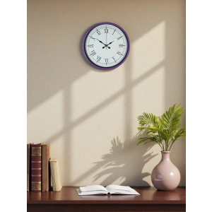 Zentime 36 Cm Mor Dekoratif Duvar Saati