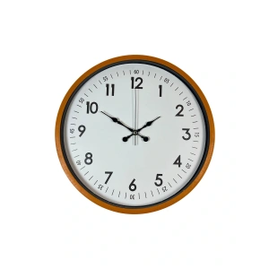 Zentime 36 Cm Turuncu Dekoratif Duvar Saati