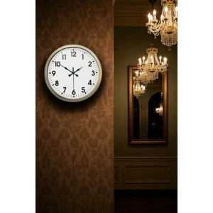 Zentime Eskitme Standart 40 Cm Metal Klasik Duvar Saati