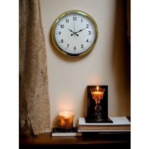 Zentime 40 Cm Gold Lüks Duvar Saati