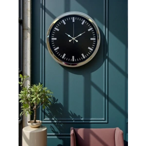 Zentime 40 Cm Krom Şık Duvar Saati