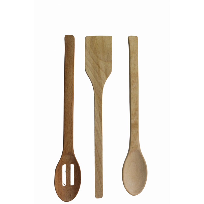 Ahşap 3lü Kaşık Seti