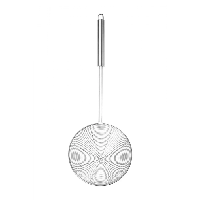 Çelik Yağ Kevgiri Paslanmaz Kızartma Kevgiri 18cm