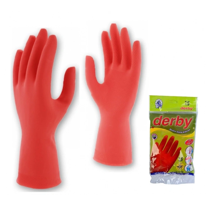 Derby Bulaşık Eldiveni %100 Doğal Latex Beden no:10 1 Çift