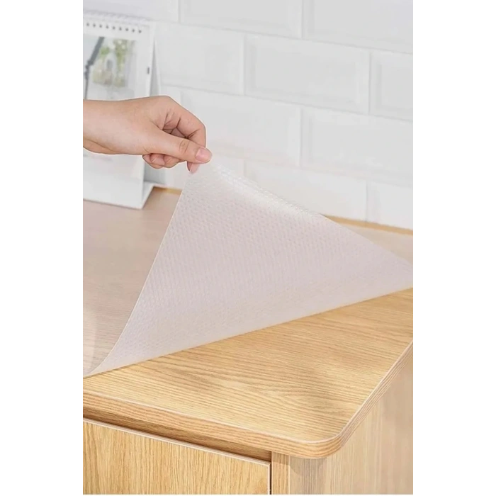 Eva Şeffaf Kaydırmaz Raf Dolap Ve Çekmece Örtüsü 45 Cm x 5 M