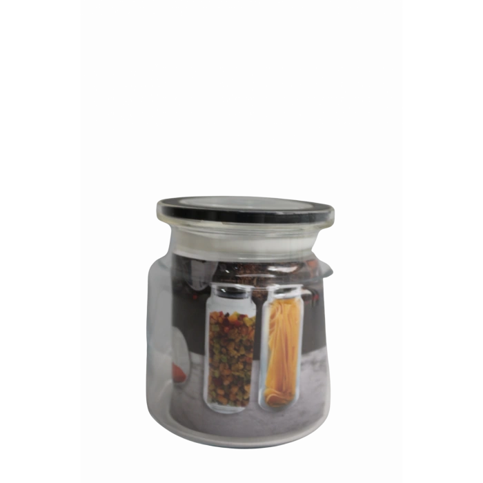 Glasscom Kapaklı Kavanoz 635cc