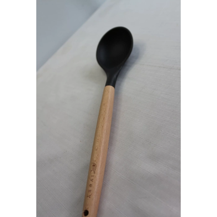 Ivory Bambu Saplı Silikon Kaşık