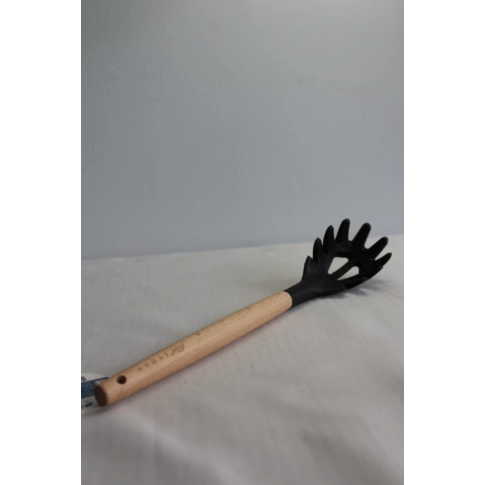 Ivory Bambu Saplı Silikon Salata Kaşık