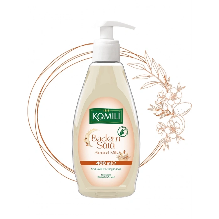 Komili Badem Sütü Sıvı Sabun 400ml.