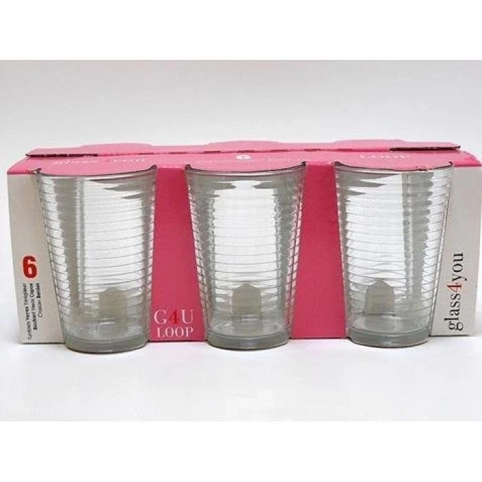 Paşabahçe 520082 Loop Su Bardağı 215 Cc 6 Lı