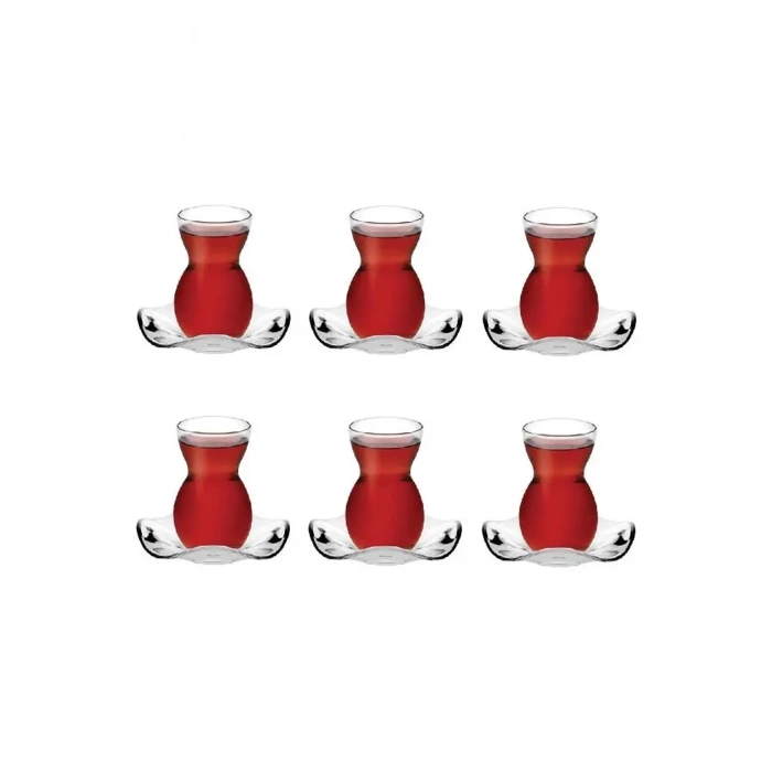 Paşabahçe 96574 Dantel Çay Takımı 140 cc 12 Parça