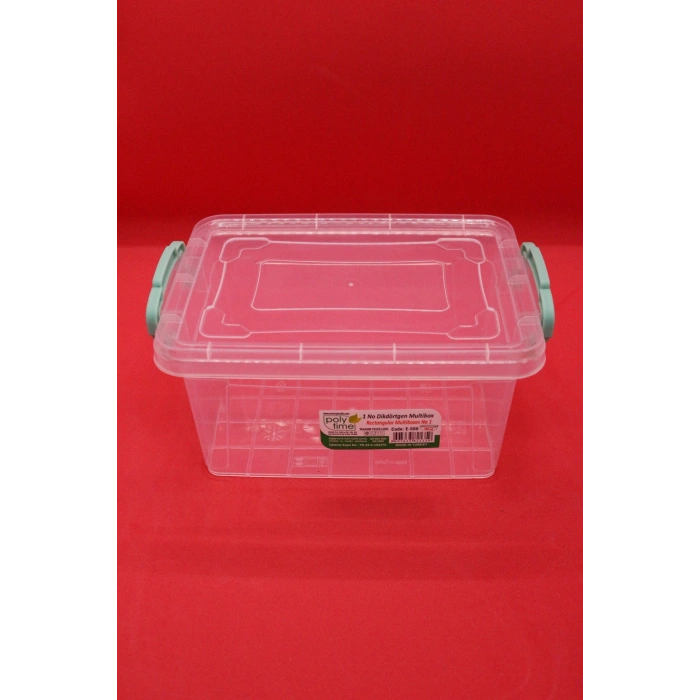 Poly Time Saklama Kabı Dikdörtgen