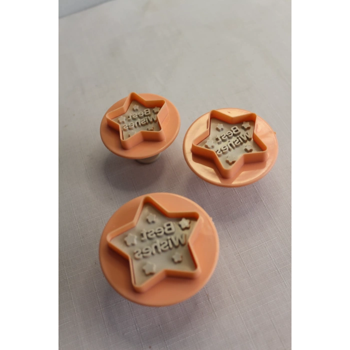 Sunplast 3LÜ Basmalı Yıldız Şekillendirici