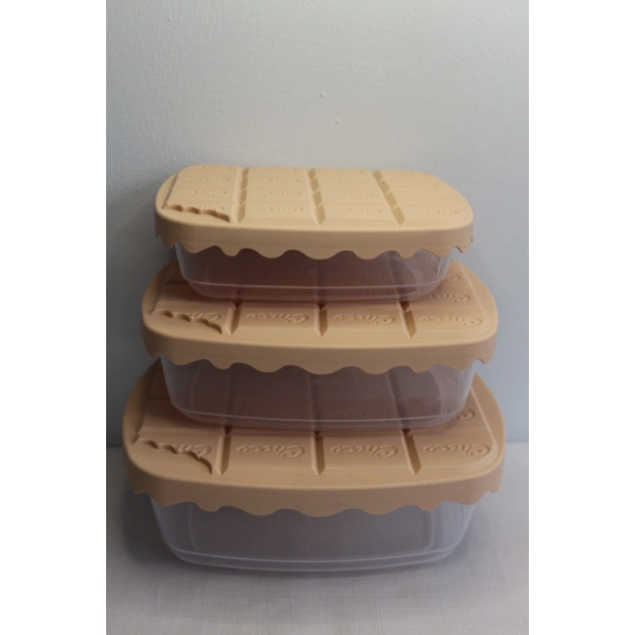 Sunplast Choco Saklama Kabı 3lü Sc-4275