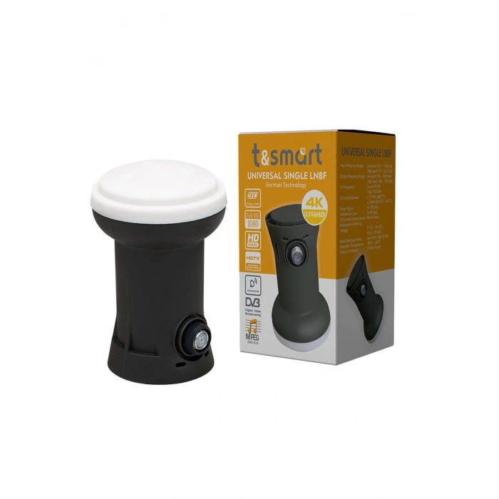 T&Smart 0.7dB Ultra HD 4K Universal Tekli Lnb