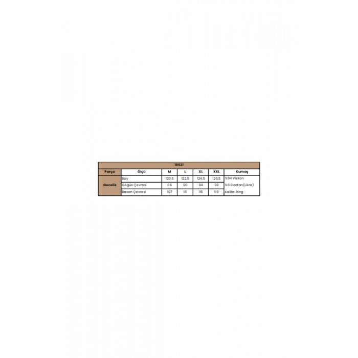 Will Like Göğüs ve Sırt Dekolteli Dantelli ve Yırtmaçlı Gecelik