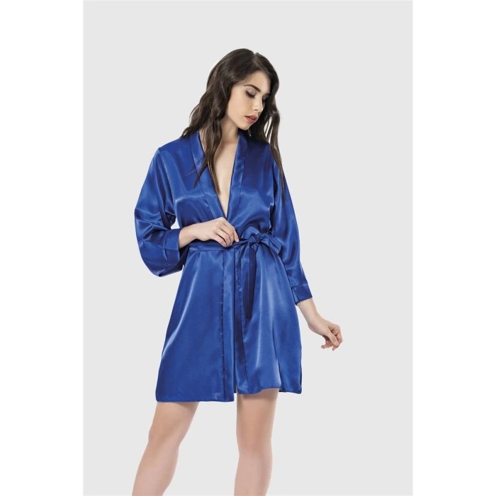 Will Like Saks Kısa Saten Sabahlık