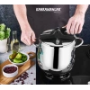 Kahramanlar 5 Litre Platin Klasik Düdüklü Tencere 2131-S