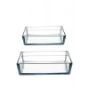 Paşabahçe 159129 Borcam Premium Kare Tepsi 2li Set
