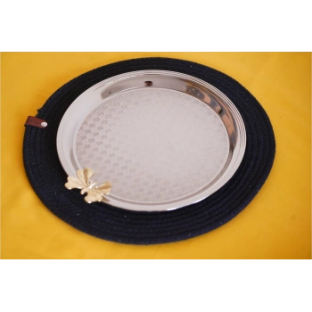 Cooker Yuvarlak Kelebek Desenli Tepsi 25cm