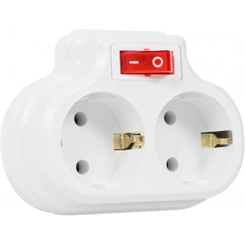 Far 2li Anahtarlı Priz Golyat