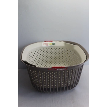 Folylife Linea Süzgeçli Kare Badya 4lt