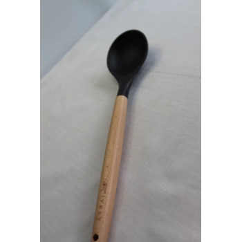Ivory Bambu Saplı Silikon Kaşık