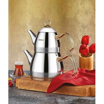 Kahramanlar Roma Mega Gold Çaydanlık 1038G