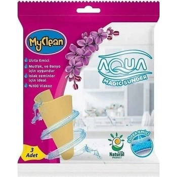 Myclean Aqua Magic Sünger 3lü