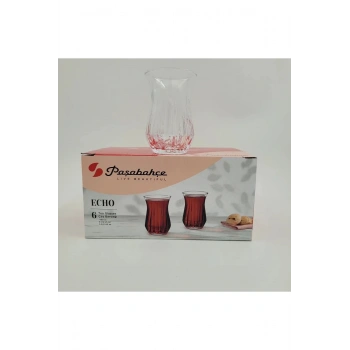 Paşabahçe 420181 Echo Kesme Çay Bardak 6lı