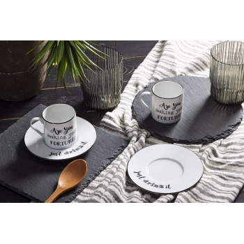 Porland Be Happy 2 Kişilik Kahve Takımı 90cc