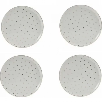 Porland Forest Yaldızlı Servis Tabağı 28cm 4lü