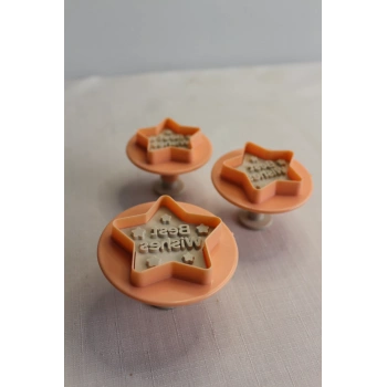 Sunplast 3LÜ Basmalı Yıldız Şekillendirici