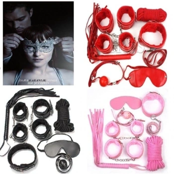 Will Like Grinin 50 Tonu Fantazi Kelepçe Kırbaç Seti