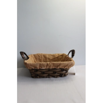 Clk Kare Kumaslı Hasır Sepet 22*8 1046