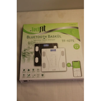 Techfit TF1075 Dijital Baskül Bluethootlu Analizli