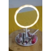 Led Işıklı Yuvarlak Makyaj Aynası Şarj edilebilir 3 Farklı Renk