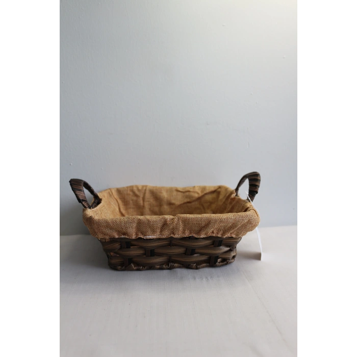 Clk Kare Kumaslı Hasır Sepet 22*8 1046