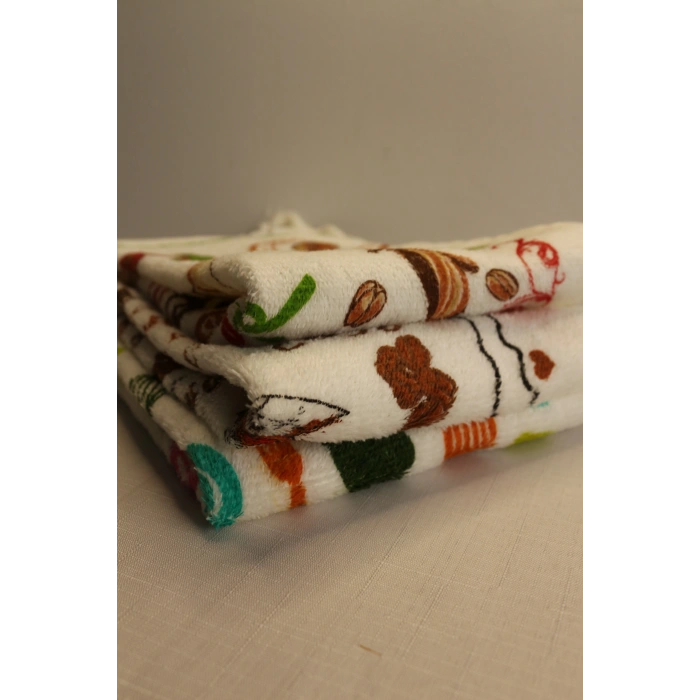 Durul 30X50 Baskılı 3Lü Havlu