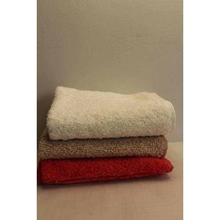 Durul 30X50 Ece Bukle Jakarlı 3lü Havlu