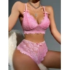 Will Like Pembe Dantelli Fantezi Bralet Sütyen Takımı