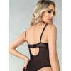 Will Like Siyah Dantel İşlemeli Özel Bölgesi Açık Fantezi Body Jartiyer Takımı