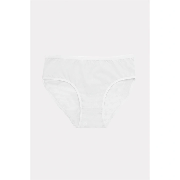 Will Like Büyük Beden Pamuklu Siyah Beyaz Ten Rengi 3lü Külot