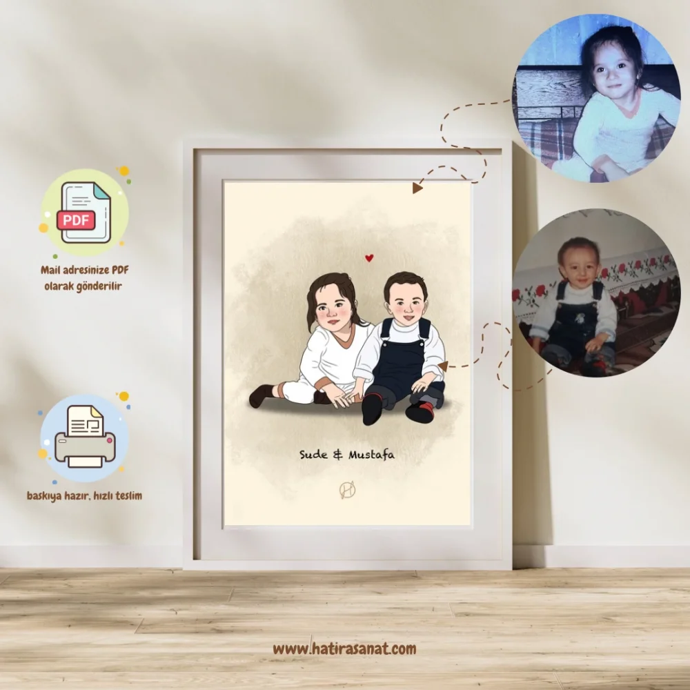 “Çocukluğum” Hâtıra birleştirme Çizimi