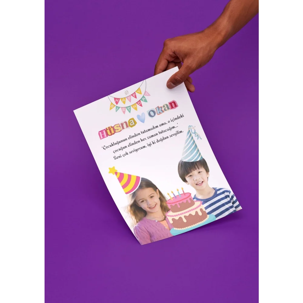 Doğum Günü Kutlama Tasarımı |PDF ürün