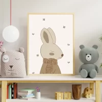 Bunny Çocuk Odası Posteri