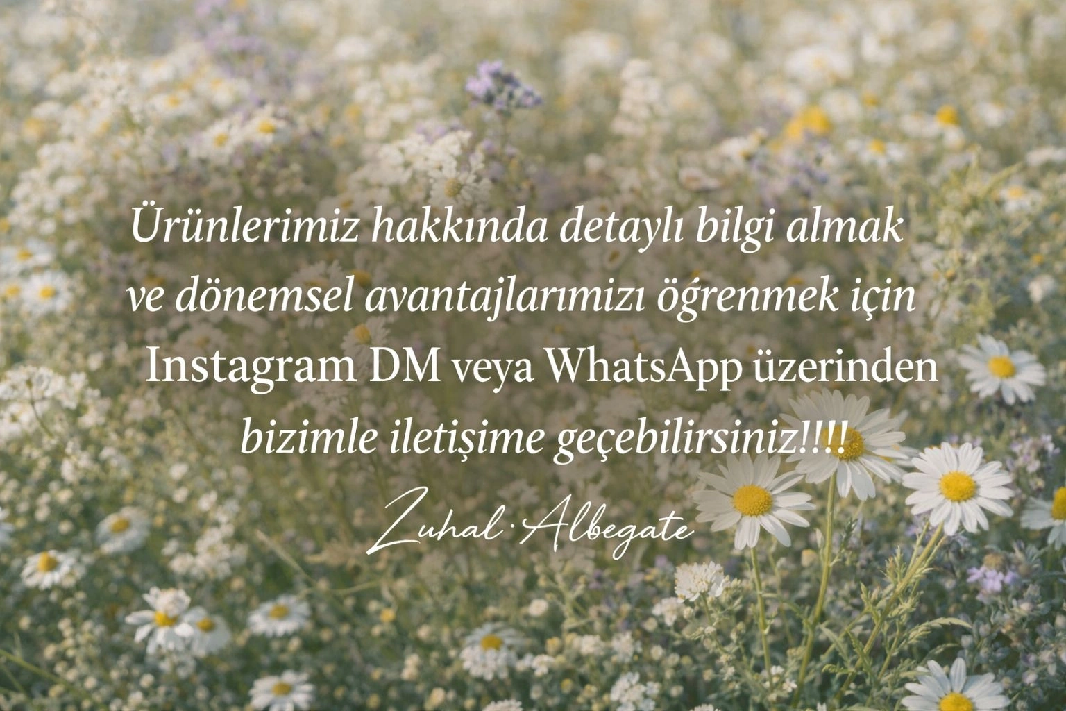 DM veya WhatsApp SİPARİŞLERİ HAKKINDA UYARI!!!!